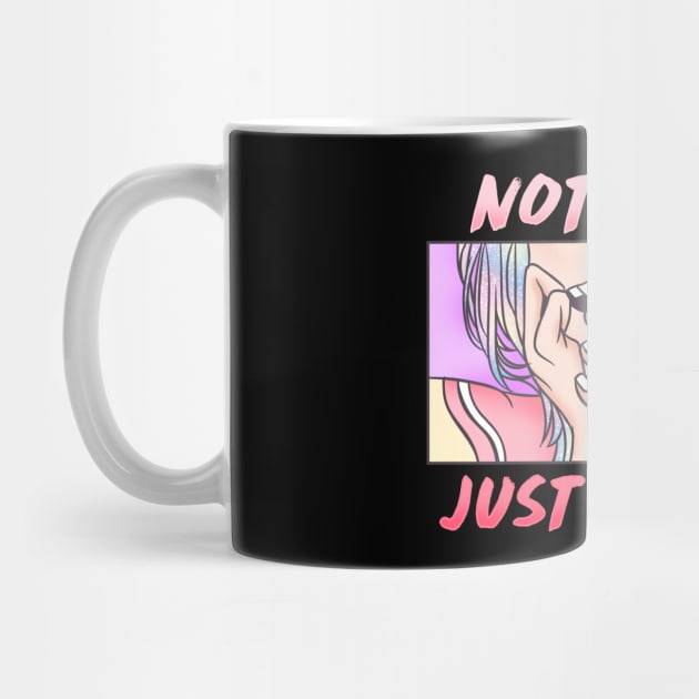 Not Cute Just Psycho - Aesthetic Pastel Goth Gift by biNutz